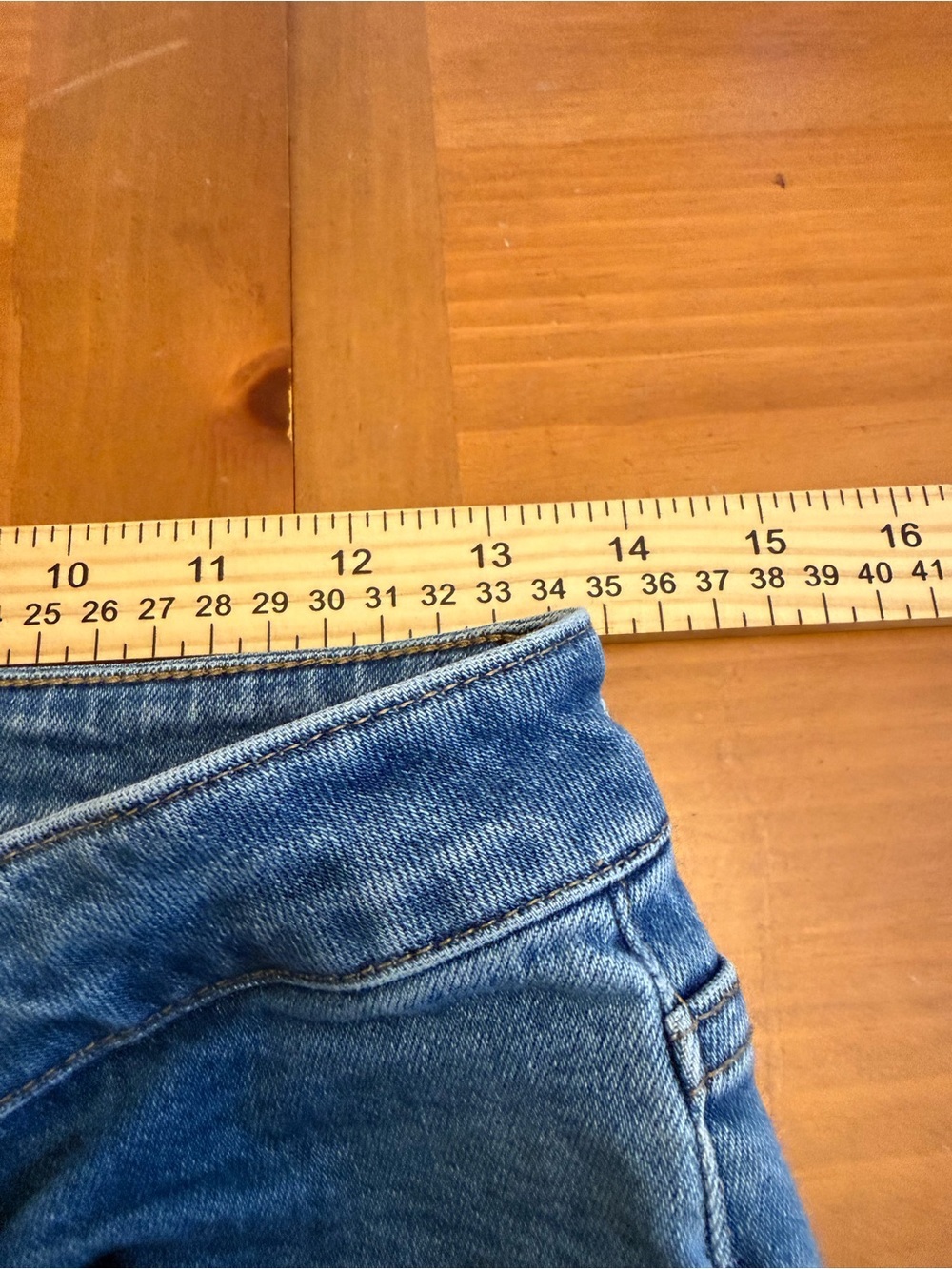 Quince High Rise Kick Flare Denim Jeans 30/28 Med Wash Everyday Countrycore - Picture 6 of 10